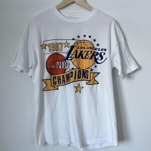 Los Angeles Lakers 1987 Nba Champions Retro Unisex T Shirt